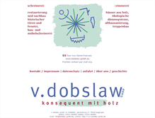 Tablet Screenshot of dobslaw-gmbh.de